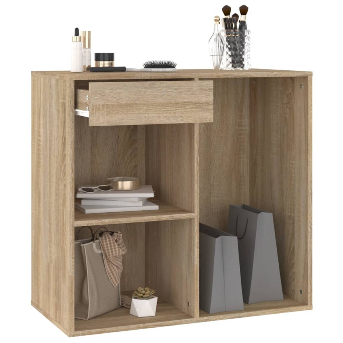 vidaXL Ντουλάπι Καλλυντικών Sonoma Δρυς 80x40x75 εκ. Επεξ. ξύλο