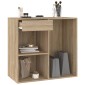 vidaXL Ντουλάπι Καλλυντικών Sonoma Δρυς 80x40x75 εκ. Επεξ. ξύλο