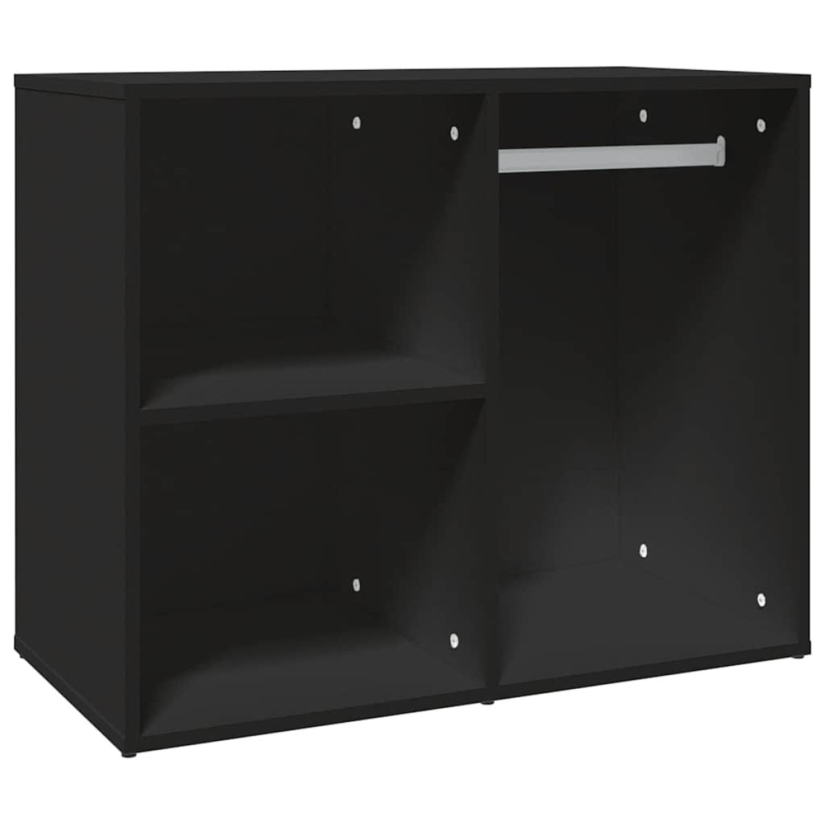 vidaXL Ντουλάπι Μαύρο 80 x 40 x 65 εκ.από Επεξεργασμένο Ξύλο