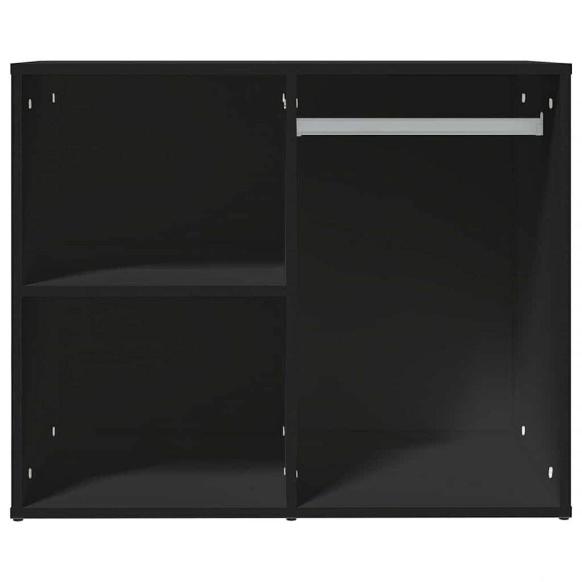 vidaXL Ντουλάπι Μαύρο 80 x 40 x 65 εκ.από Επεξεργασμένο Ξύλο