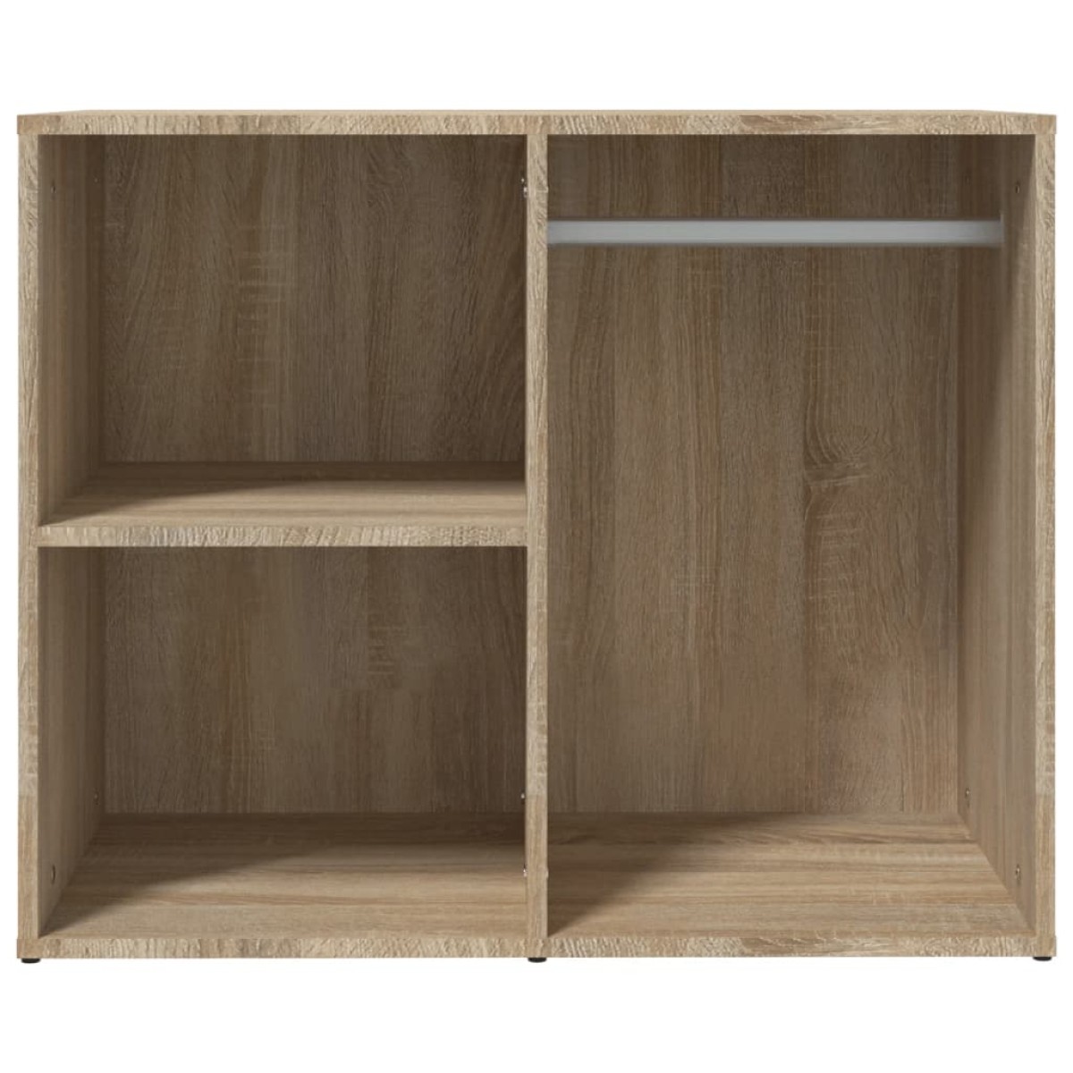 vidaXL Ντουλάπι Γυαλιστερό Sonoma Δρυς 80x40x65εκ.Επεξεργασμένο Ξύλο