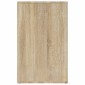 vidaXL Ντουλάπι Γυαλιστερό Sonoma Δρυς 80x40x65εκ.Επεξεργασμένο Ξύλο