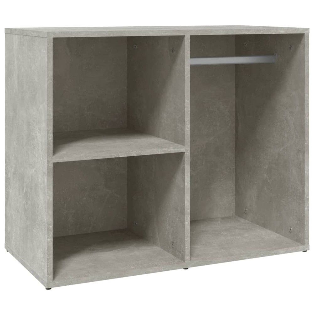 vidaXL Ντουλάπι Γκρι Σκυροδέματος 80 x 40 x 65 εκ. Επεξεργασμένο Ξύλο