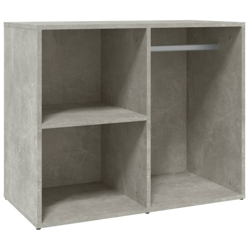 vidaXL Ντουλάπι Γκρι Σκυροδέματος 80 x 40 x 65 εκ. Επεξεργασμένο Ξύλο