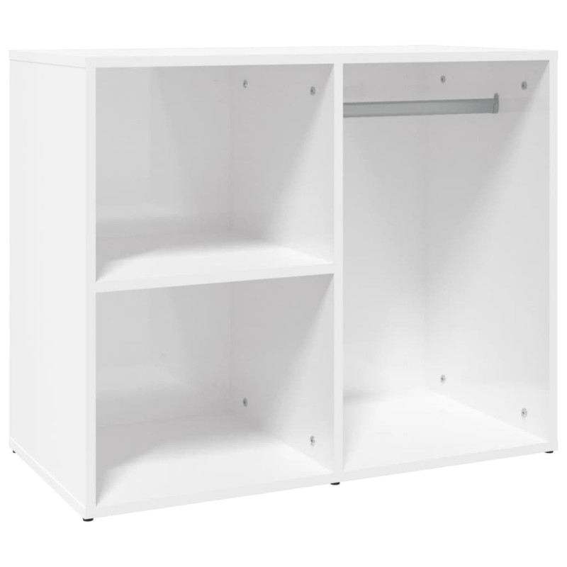 vidaXL Ντουλάπι Γυαλιστερό Λευκό 80 x 40 x 65 εκ. Επεξεργασμένο Ξύλο