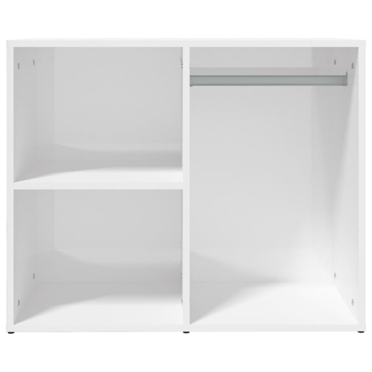 vidaXL Ντουλάπι Γυαλιστερό Λευκό 80 x 40 x 65 εκ. Επεξεργασμένο Ξύλο
