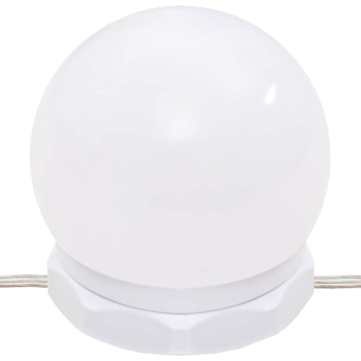 vidaXL Έπιπλο Καθρέπτη με LED Λευκό 90x31,5x62 εκ.