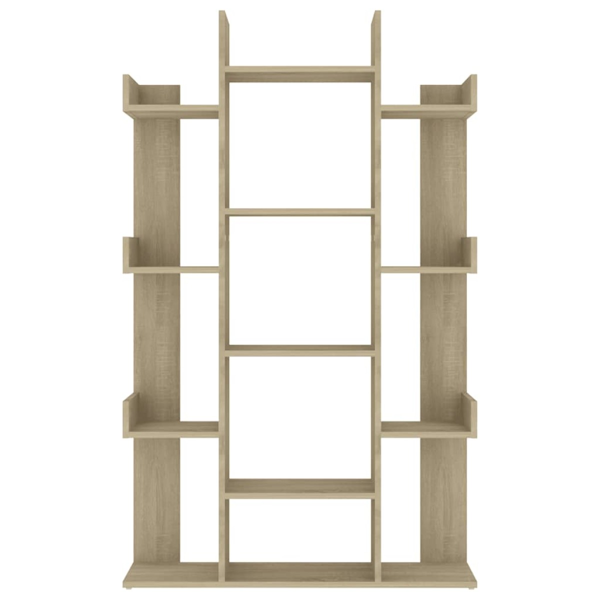 vidaXL Βιβλιοθήκη Sonoma Δρυς 86 x 25,5 x 140 εκ. από Μοριοσανίδα