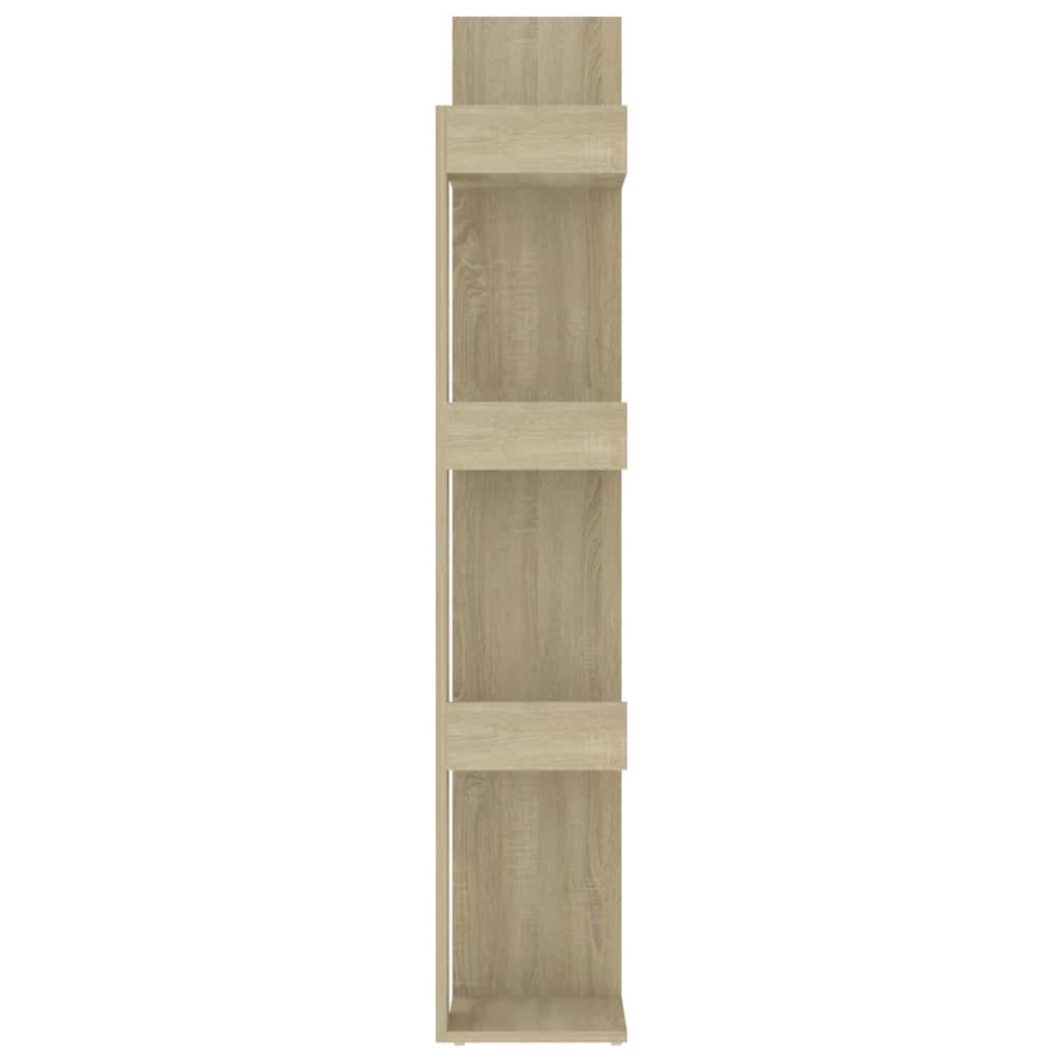 vidaXL Βιβλιοθήκη Sonoma Δρυς 86 x 25,5 x 140 εκ. από Μοριοσανίδα