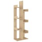 vidaXL Βιβλιοθήκη Sonoma Δρυς 48 x 25,5 x 140 εκ. από Μοριοσανίδα