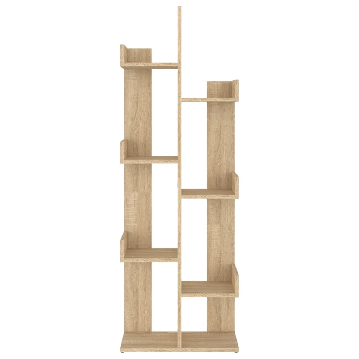 vidaXL Βιβλιοθήκη Sonoma Δρυς 48 x 25,5 x 140 εκ. από Μοριοσανίδα