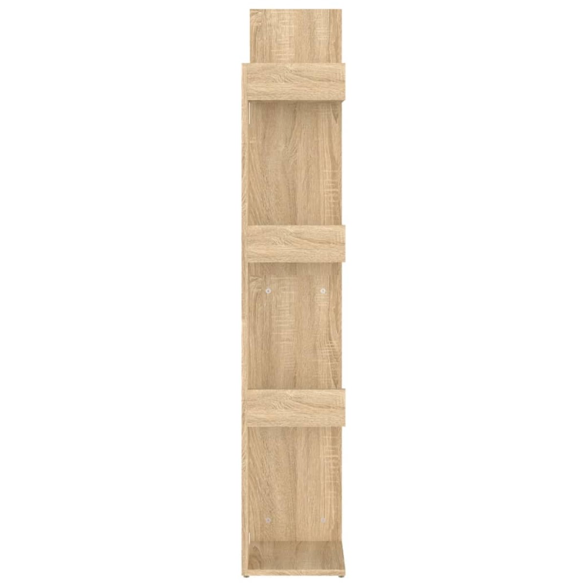 vidaXL Βιβλιοθήκη Sonoma Δρυς 48 x 25,5 x 140 εκ. από Μοριοσανίδα