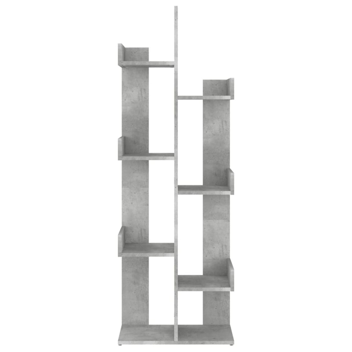 vidaXL Βιβλιοθήκη Γκρι Σκυροδέματος 48 x 25,5 x 140 εκ από Μοριοσανίδα