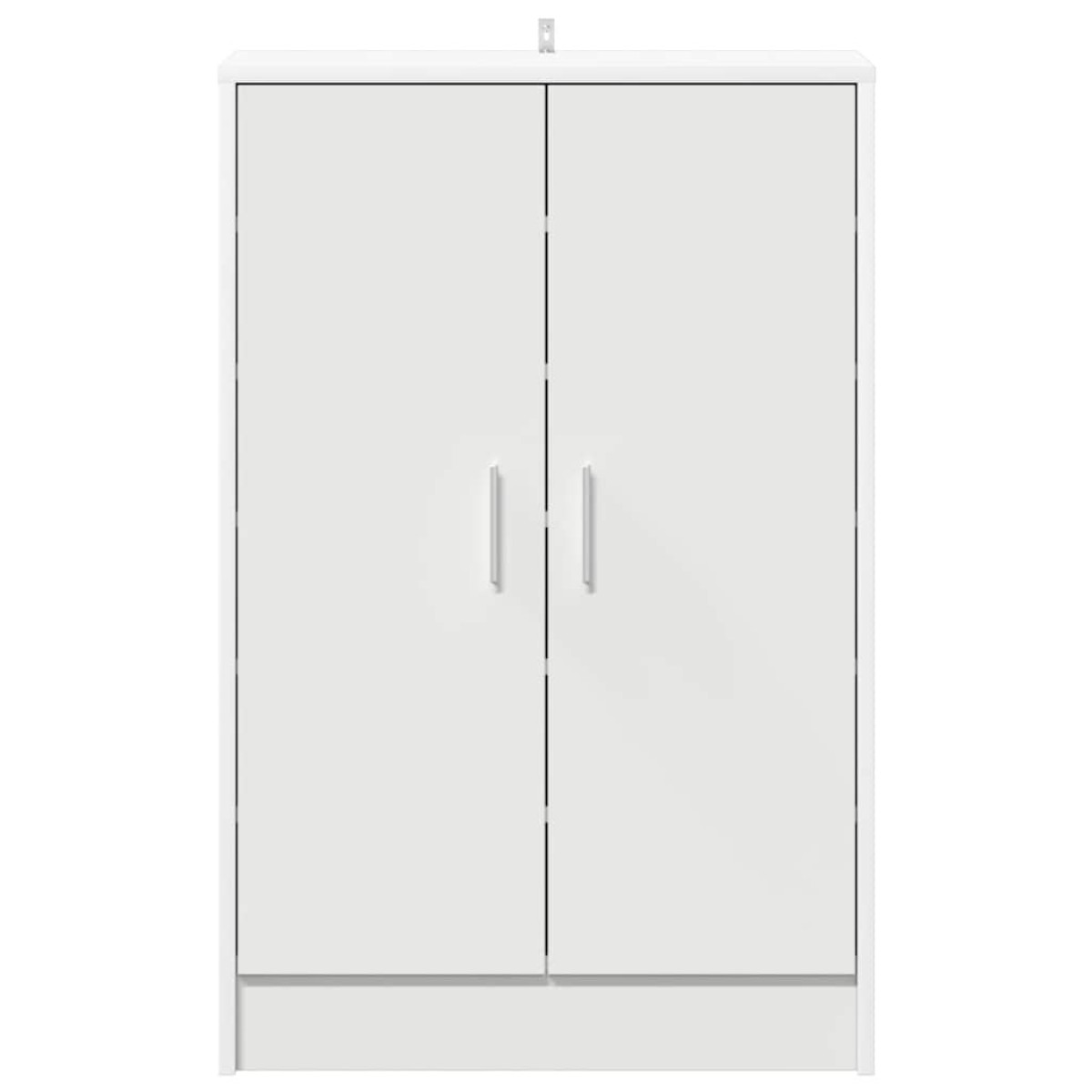 vidaXL Παπουτσοθήκη Λευκή 60 x 35 x 92 εκ. από Μοριοσανίδα
