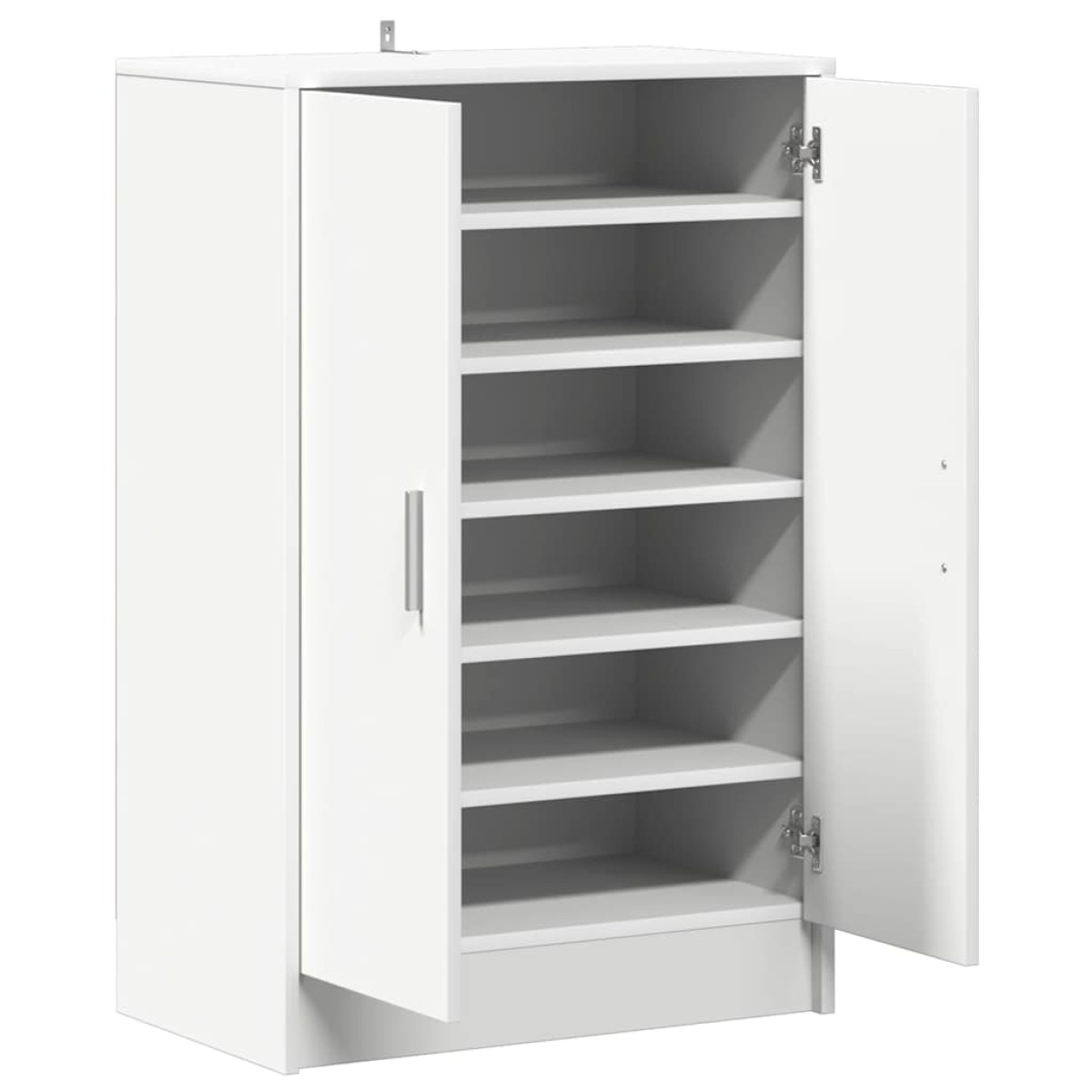 vidaXL Παπουτσοθήκη Λευκή 60 x 35 x 92 εκ. από Μοριοσανίδα