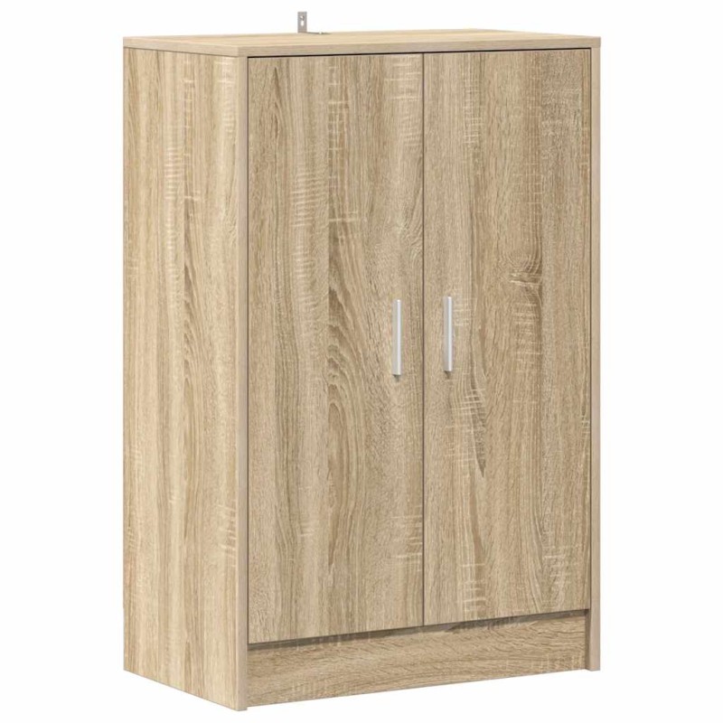 vidaXL Παπουτσοθήκη Sonoma Δρυς 60 x 35 x 92 εκ. από Επεξ. Ξύλο