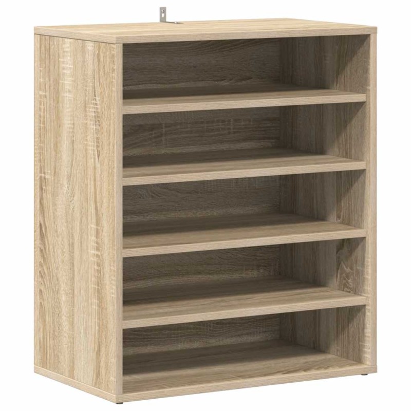 vidaXL Παπουτσοθήκη Sonoma Δρυς 60 x 35 x 70 εκ. από Επεξ. Ξύλο