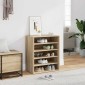 vidaXL Παπουτσοθήκη Sonoma Δρυς 60 x 35 x 70 εκ. από Μοριοσανίδα