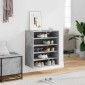 vidaXL Παπουτσοθήκη Γκρι Σκυρ. 60 x 35 x 70 εκ. από Μοριοσανίδα