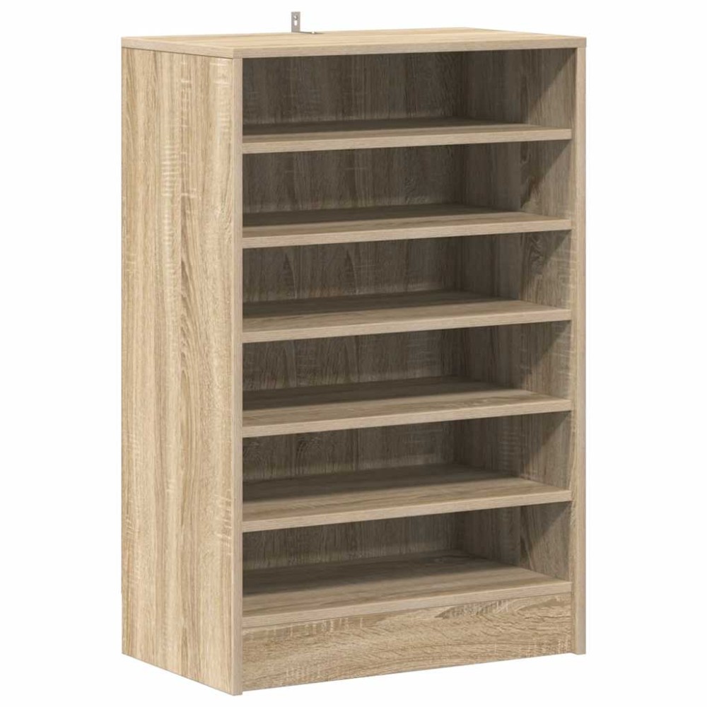 vidaXL Παπουτσοθήκη Sonoma Δρυς 60 x 35 x 92 εκ. από Επεξ. Ξύλο