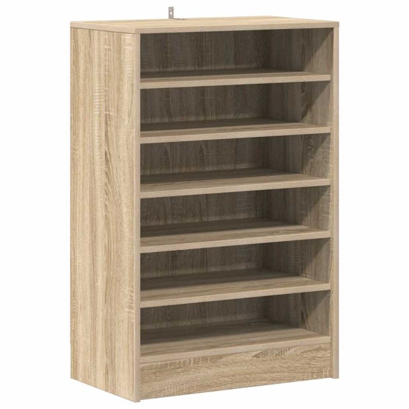 vidaXL Παπουτσοθήκη Sonoma Δρυς 60 x 35 x 92 εκ. από Επεξ. Ξύλο