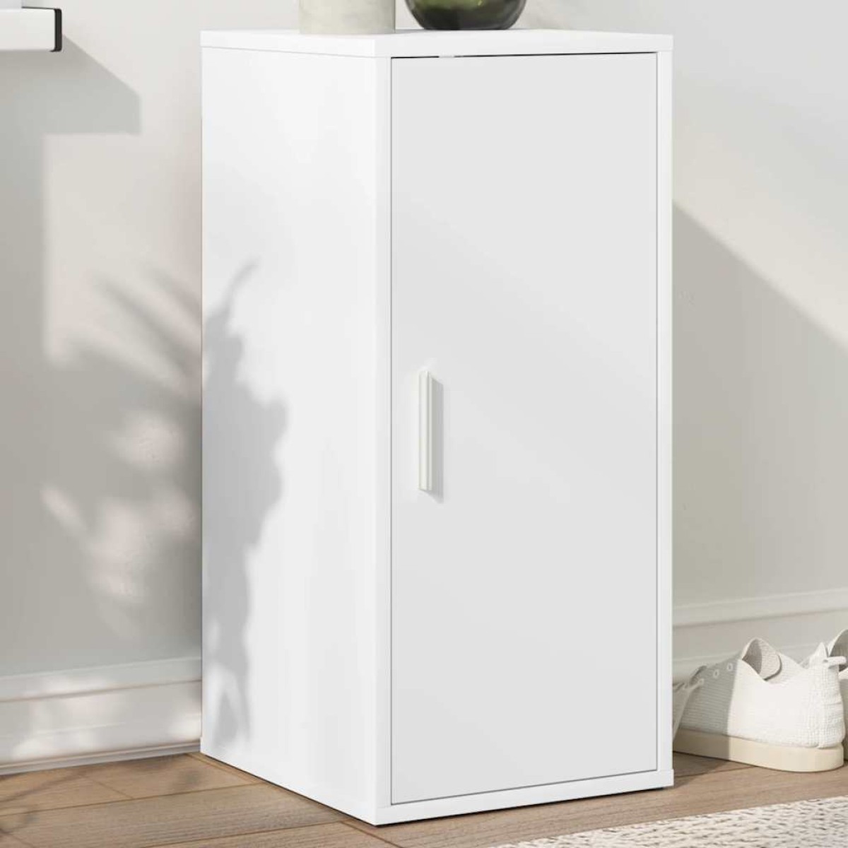 vidaXL Παπουτσοθήκη Λευκή 32 x 35 x 70 εκ. από Μοριοσανίδα