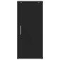 vidaXL Παπουτσοθήκες 2 τεμ. Μαύρες 32 x 35 x 70 εκ. από Μοριοσανίδα