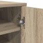 vidaXL Παπουτσοθήκη Sonoma Δρυς 32 x 35 x 70 εκ. από Μοριοσανίδα