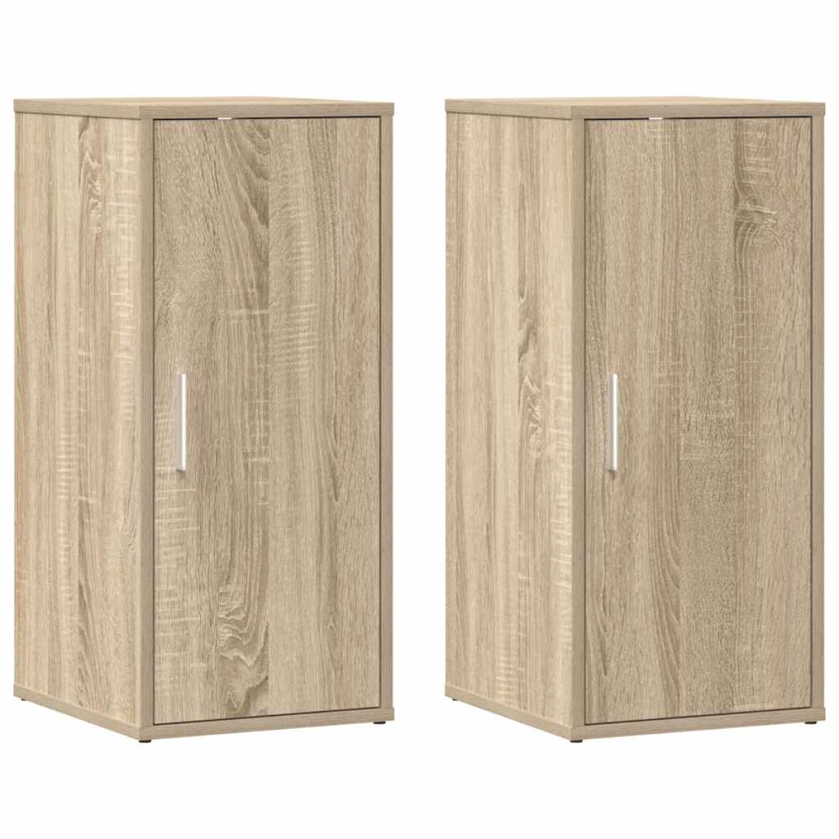 vidaXL Παπουτσοθήκες 2 τεμ. Sonoma Δρυς 32x35x70 εκ. από Μοριοσανίδα