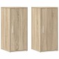 vidaXL Παπουτσοθήκες 2 τεμ. Sonoma Δρυς 32x35x70 εκ. από Μοριοσανίδα