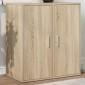 vidaXL Παπουτσοθήκες 2 τεμ. Sonoma Δρυς 32x35x70 εκ. από Μοριοσανίδα