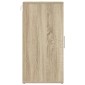 vidaXL Παπουτσοθήκες 2 τεμ. Sonoma Δρυς 32x35x70 εκ. από Μοριοσανίδα