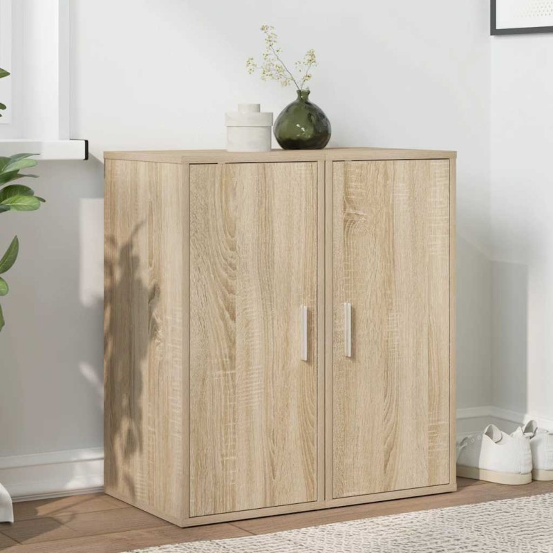 vidaXL Παπουτσοθήκες 2 τεμ. Sonoma Δρυς 32x35x70 εκ. από Μοριοσανίδα