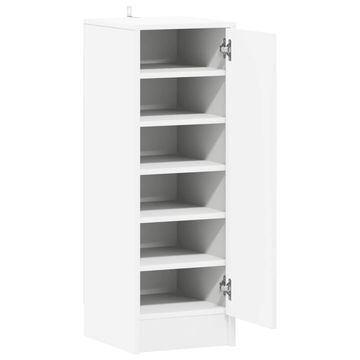 vidaXL Παπουτσοθήκη Λευκή 32 x 35 x 92 εκ. από Μοριοσανίδα