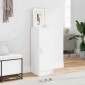 vidaXL Παπουτσοθήκη Λευκή 32 x 35 x 92 εκ. από Μοριοσανίδα