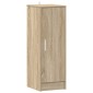 vidaXL Παπουτσοθήκη Sonoma Δρυς 32 x 35 x 92 εκ. από Μοριοσανίδα