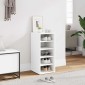 vidaXL Παπουτσοθήκη Λευκή 31,5 x 35 x 70 εκ. από Μοριοσανίδα