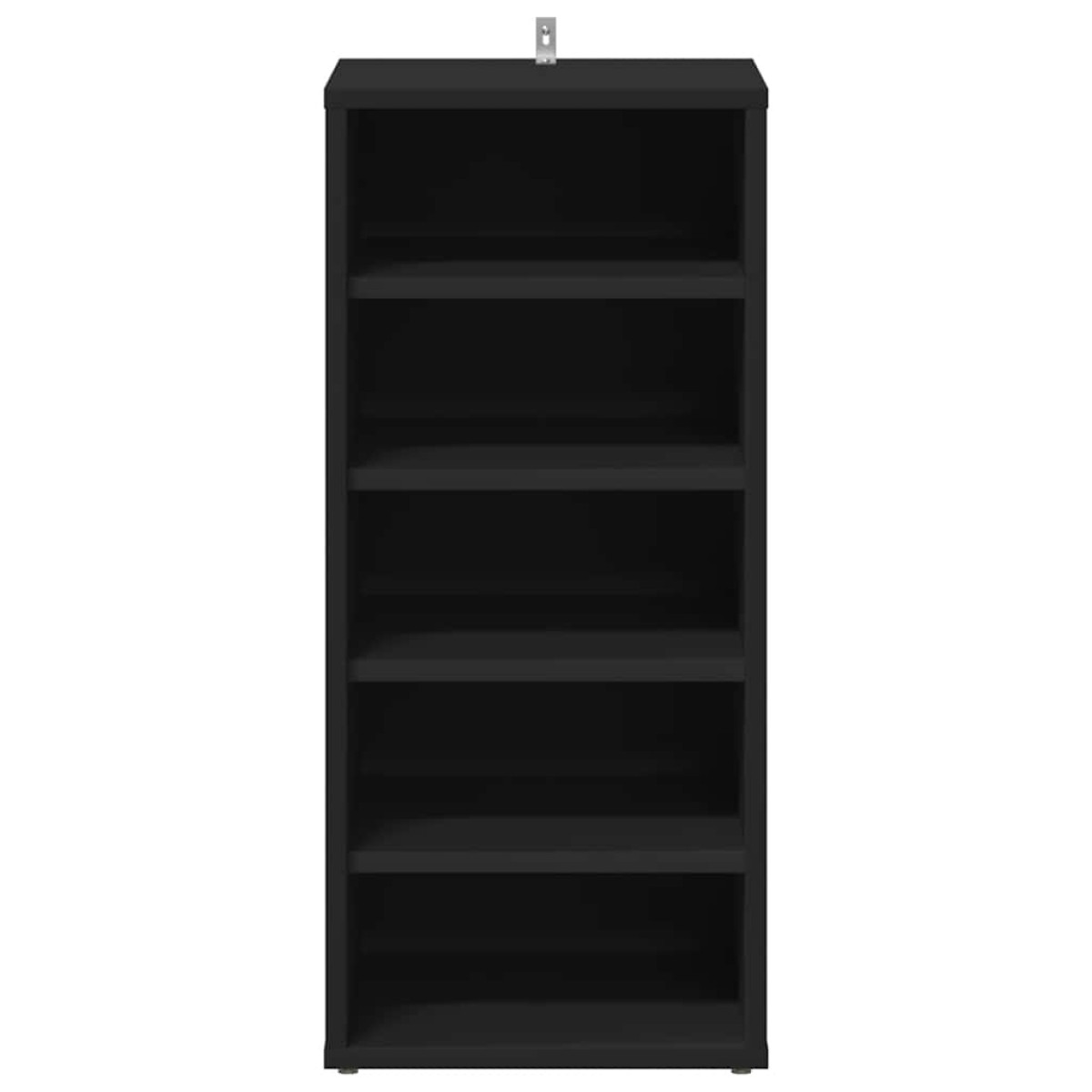 vidaXL Παπουτσοθήκες 2 τεμ. Μαύρες 31,5 x 35 x 70 εκ. από Μοριοσανίδα