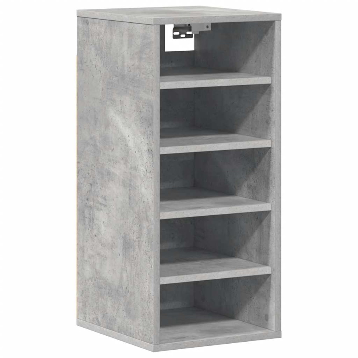 vidaXL Παπουτσοθήκη Γκρι Σκυροδέματος 31,5x35x70 εκ. από Μοριοσανίδα