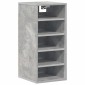 vidaXL Παπουτσοθήκη Γκρι Σκυροδέματος 31,5x35x70 εκ. από Μοριοσανίδα