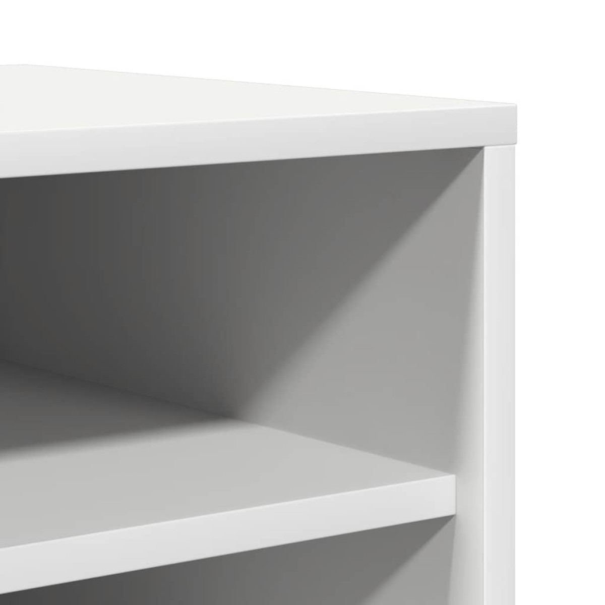 vidaXL Παπουτσοθήκη Λευκή 31,5 x 35 x 90 εκ. από Μοριοσανίδα