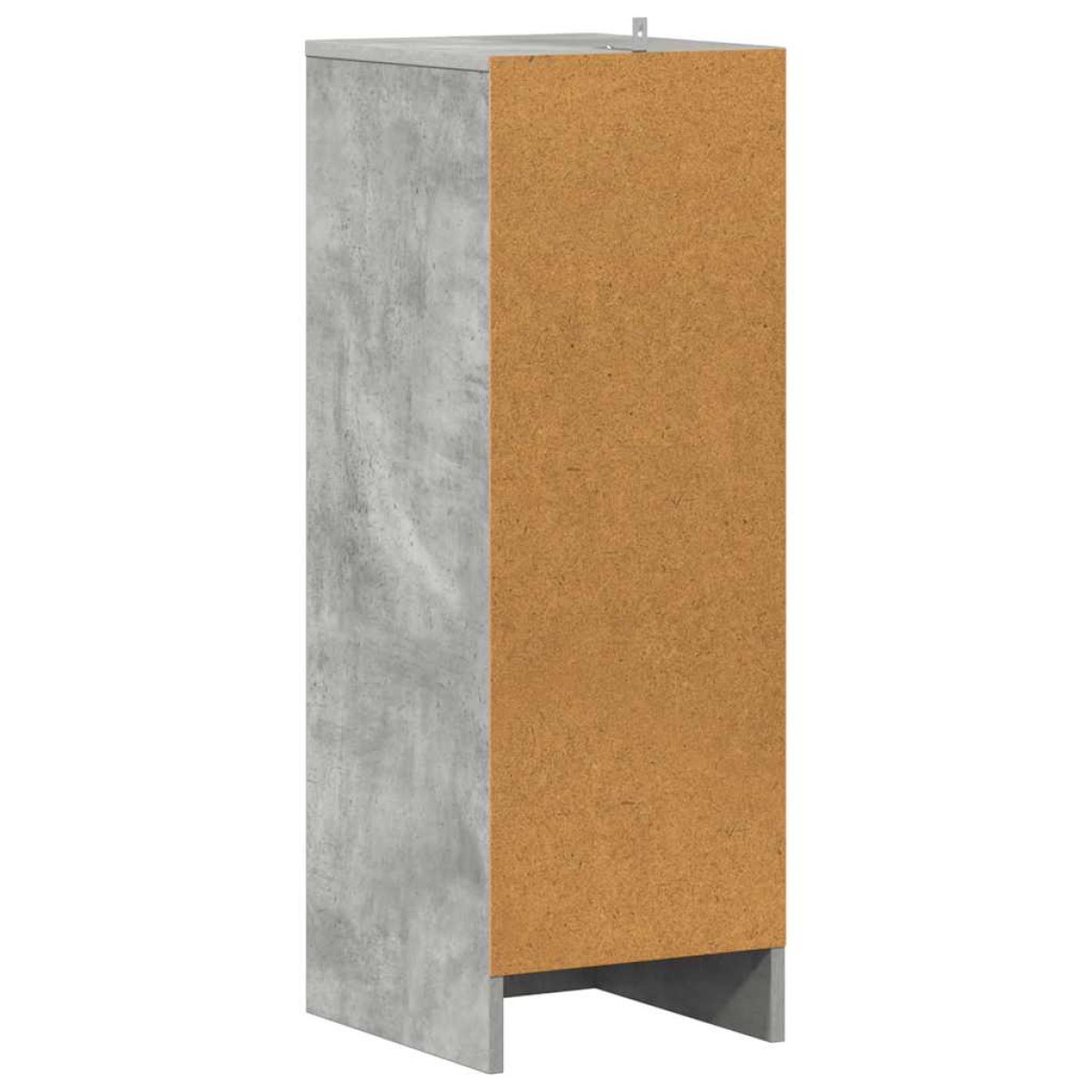 vidaXL Παπουτσοθήκη Γκρι Σκυροδέματος 31,5x35x90 εκ. από Μοριοσανίδα