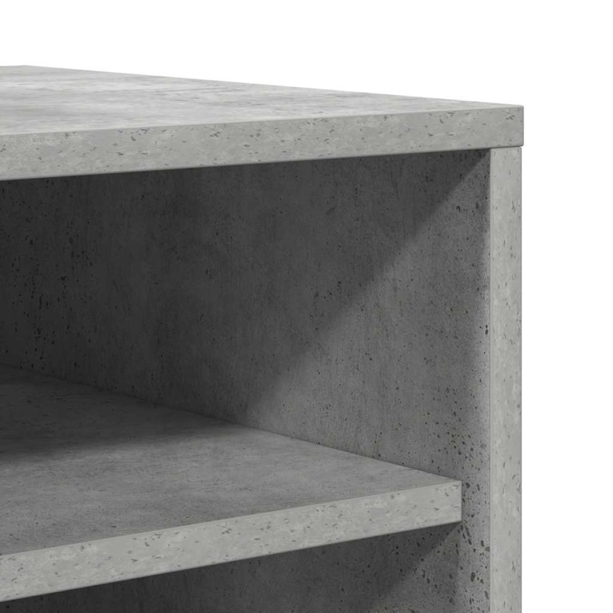 vidaXL Παπουτσοθήκη Γκρι Σκυροδέματος 31,5x35x90 εκ. από Μοριοσανίδα