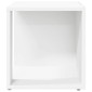 vidaXL Τραπέζι Βοηθητικό Λευκό 33 x 33 x 34,5 εκ. από Μοριοσανίδα