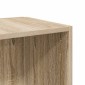 vidaXL Τραπέζι Βοηθητικό Sonoma Δρυς 33 x 33 x 34,5 εκ από Μοριοσανίδα
