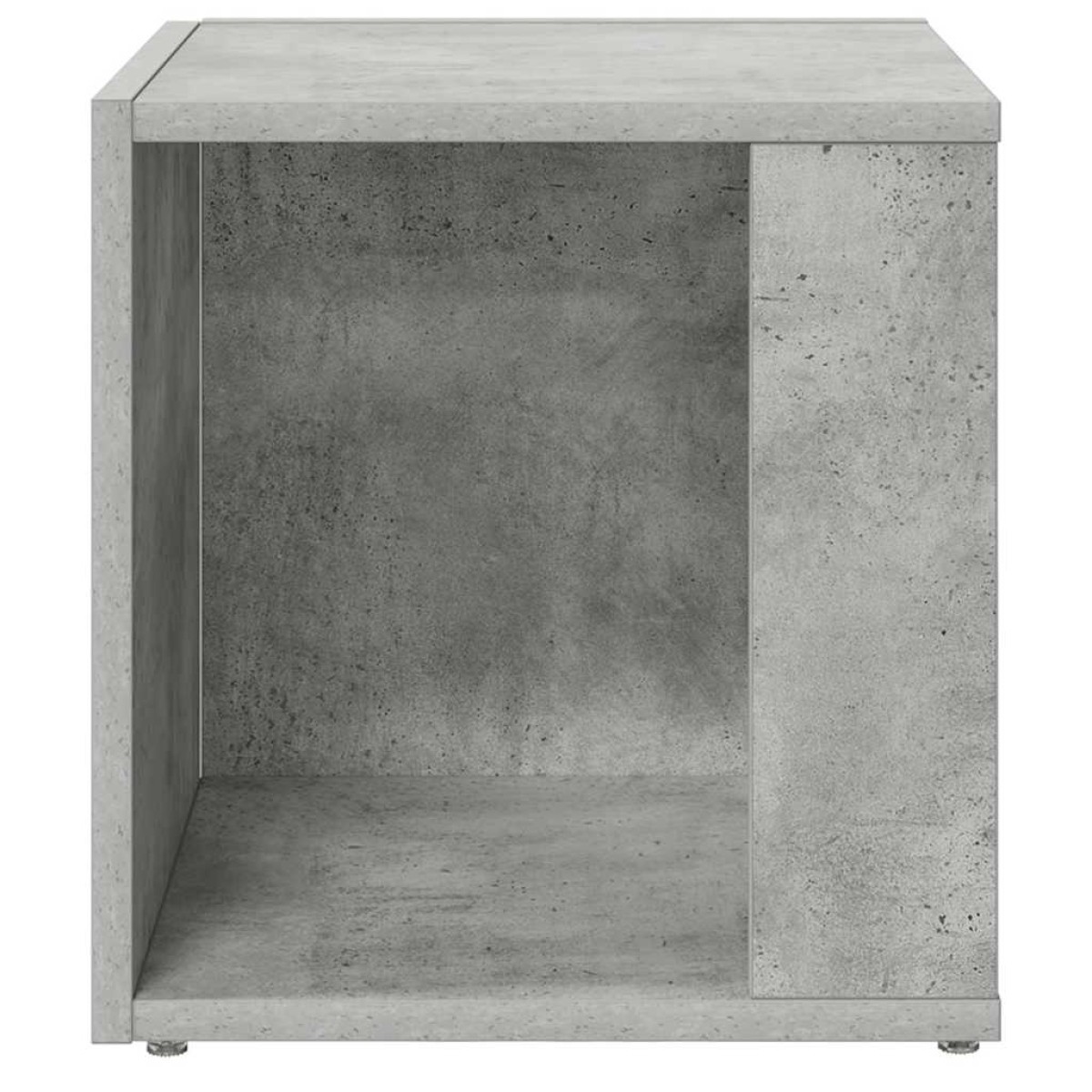 vidaXL Τραπέζι Βοηθητικό Γκρι Σκυροδέματος 33x33x34,5 εκ. Μοριοσανίδα