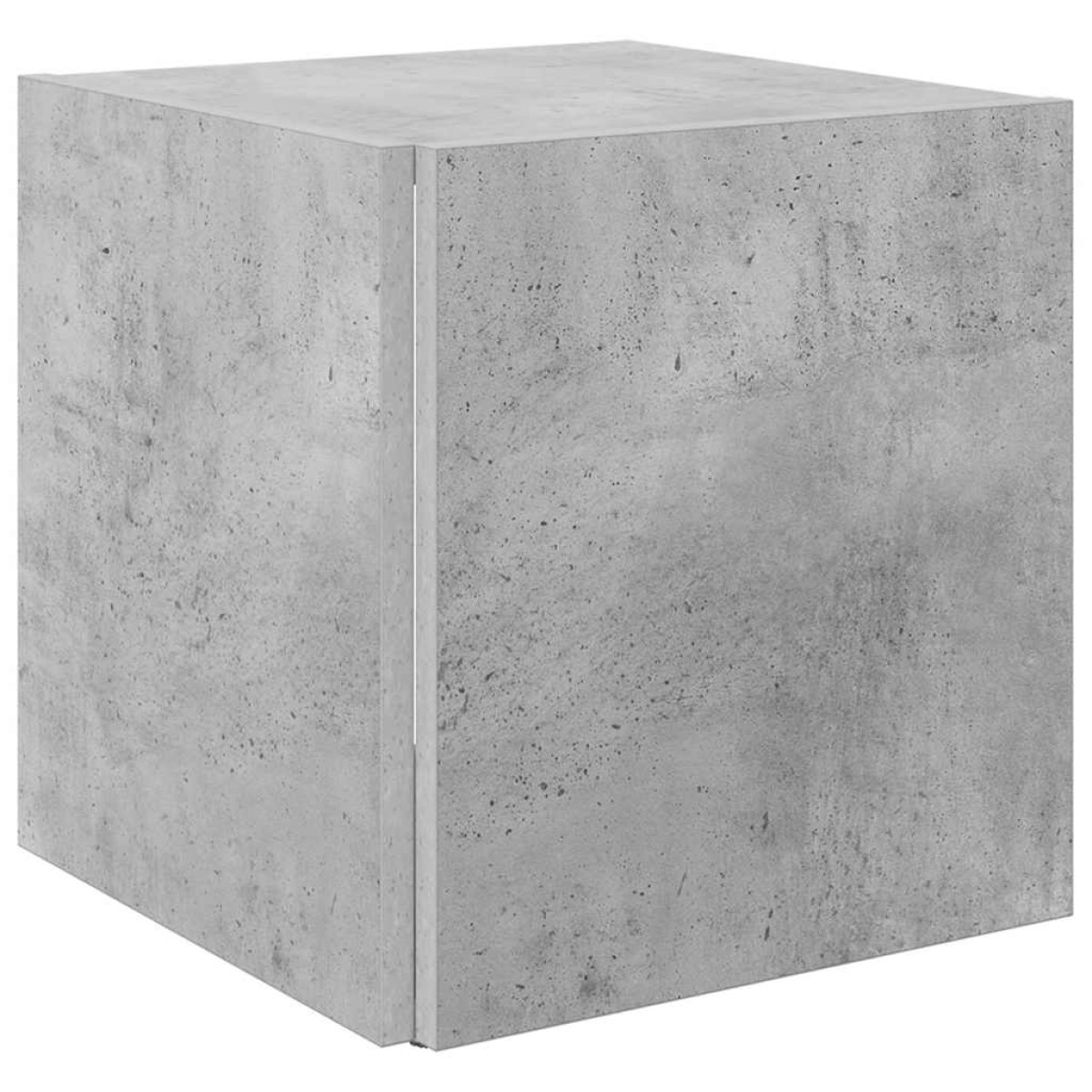 vidaXL Τραπέζι Βοηθητικό Γκρι Σκυροδέματος 33x33x34,5 εκ. Μοριοσανίδα