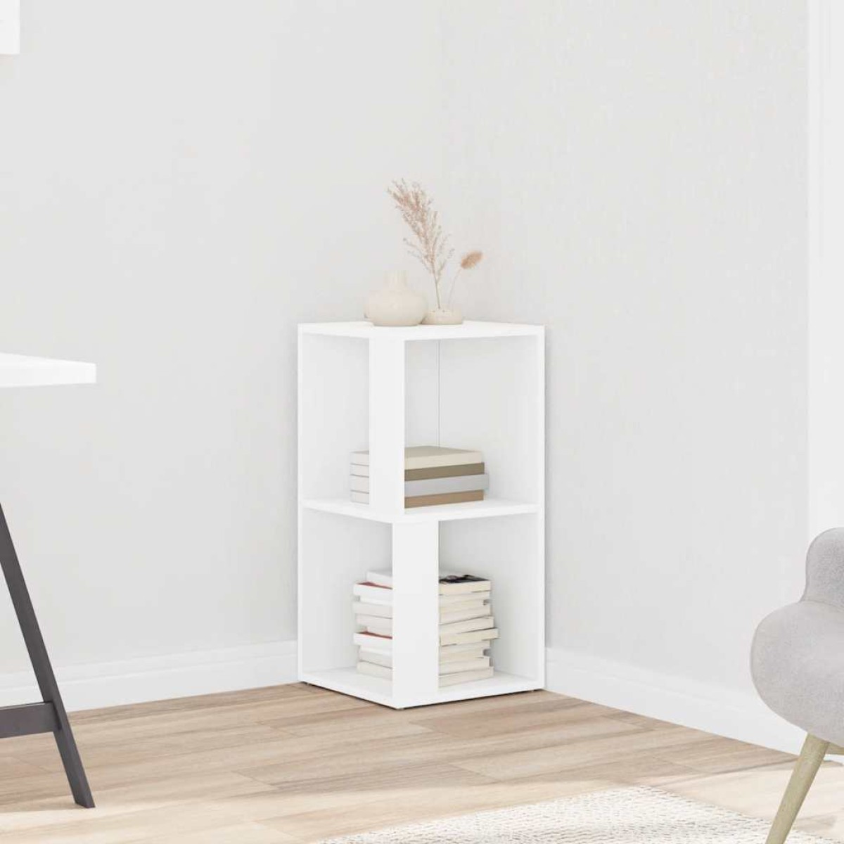 vidaXL Ντουλάπι Γωνιακό Λευκό 33 x 33 x 67 εκ. από Μοριοσανίδα
