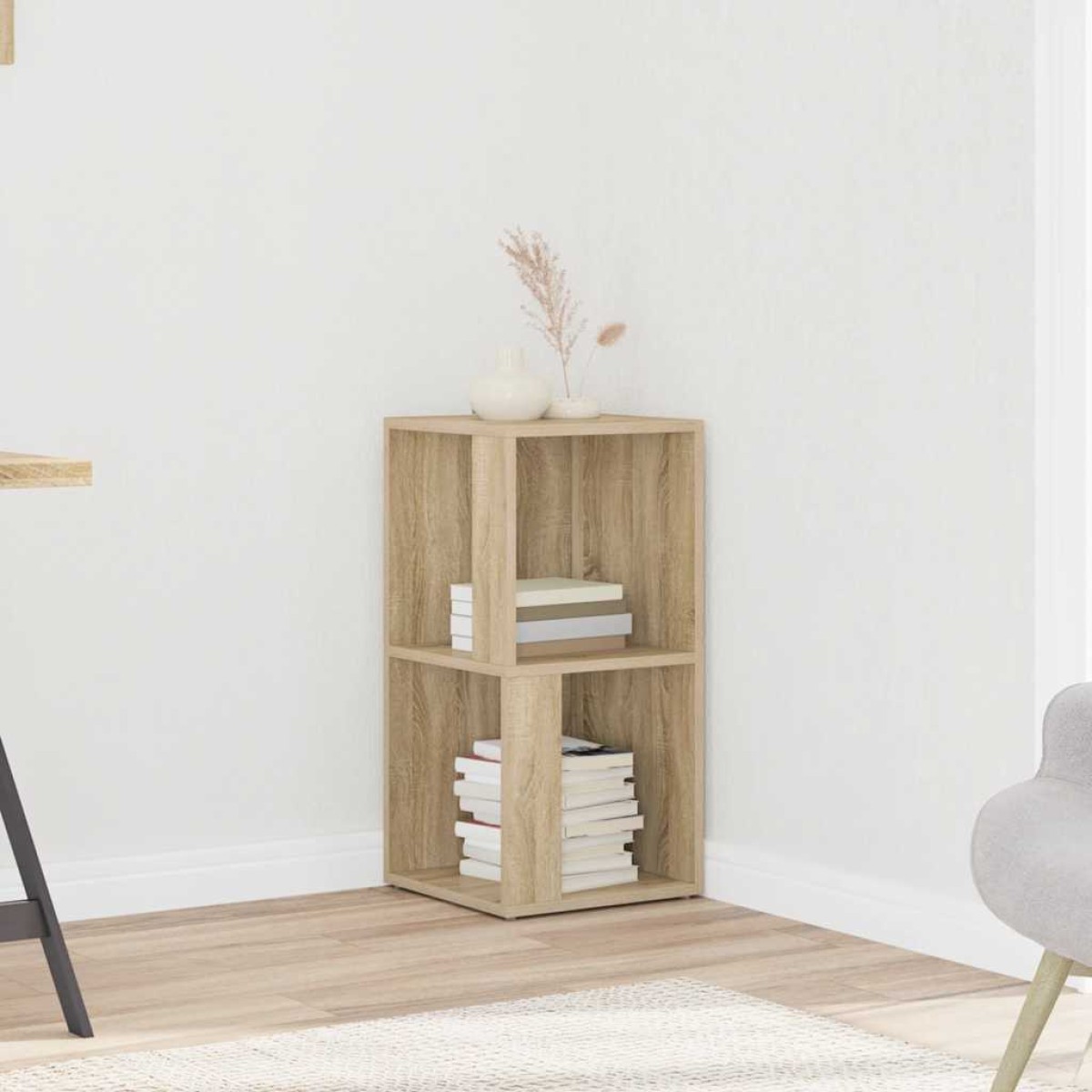 vidaXL Ντουλάπι Γωνιακό Sonoma Δρυς 33 x 33 x 67 εκ. από Μοριοσανίδα