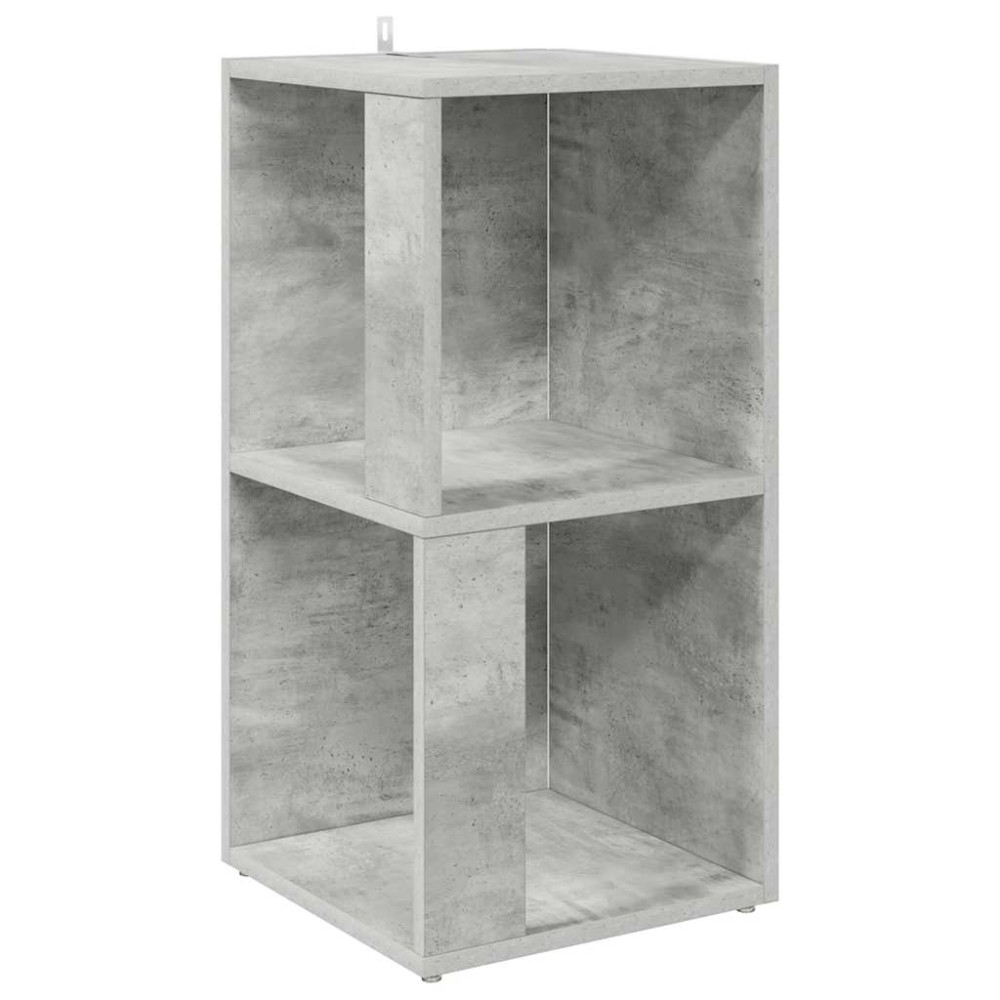 vidaXL Ντουλάπι Γωνιακό Γκρι Σκυροδέματος 33x33x67 εκ. από Επεξ. Ξύλο